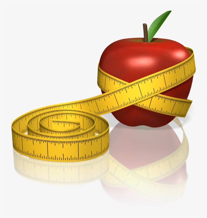 Workplace Wellness Tax Ramifications - Tape Measure Around Apple Cartoon, transparent png #8253318