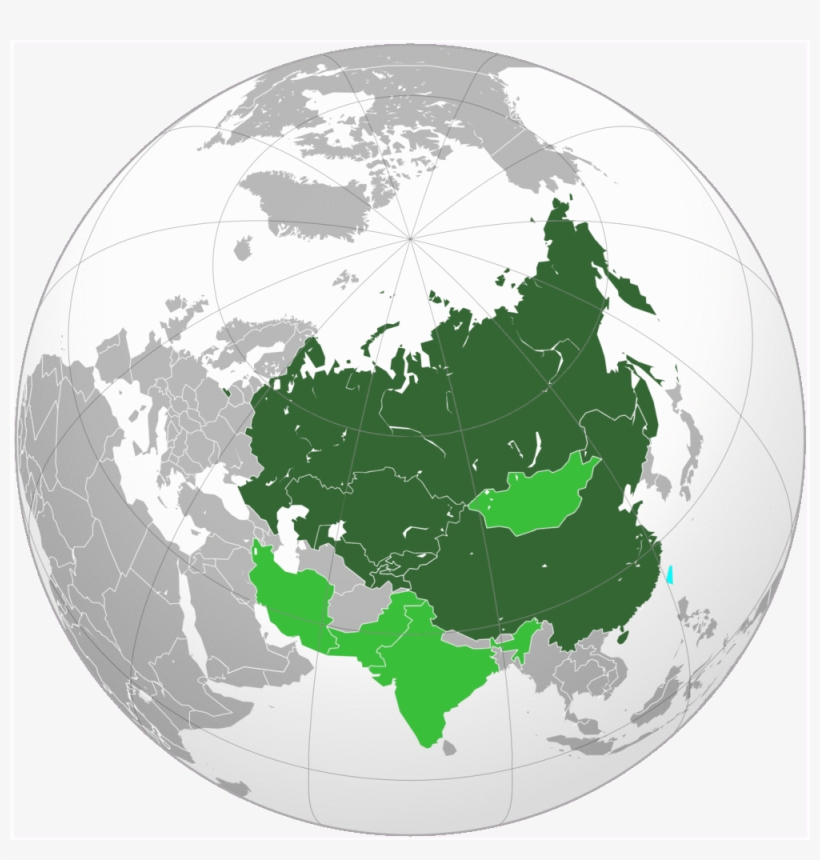 Карта стран шос