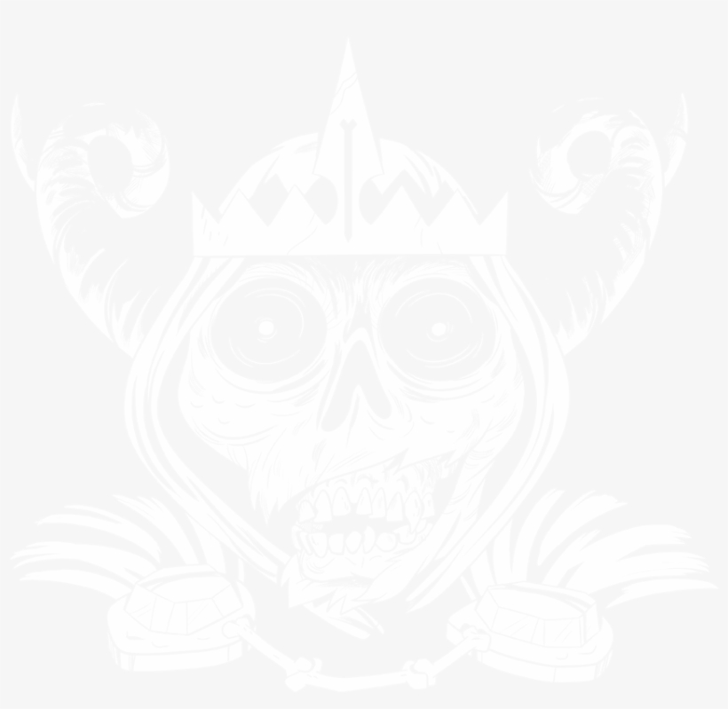 Adventure Time Skull Face Baby Bodysuit - Twitter White Icon Png, transparent png #8254328