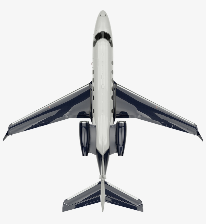 Phenom 300e - Embraer Phenom 300 Top, transparent png #8255338
