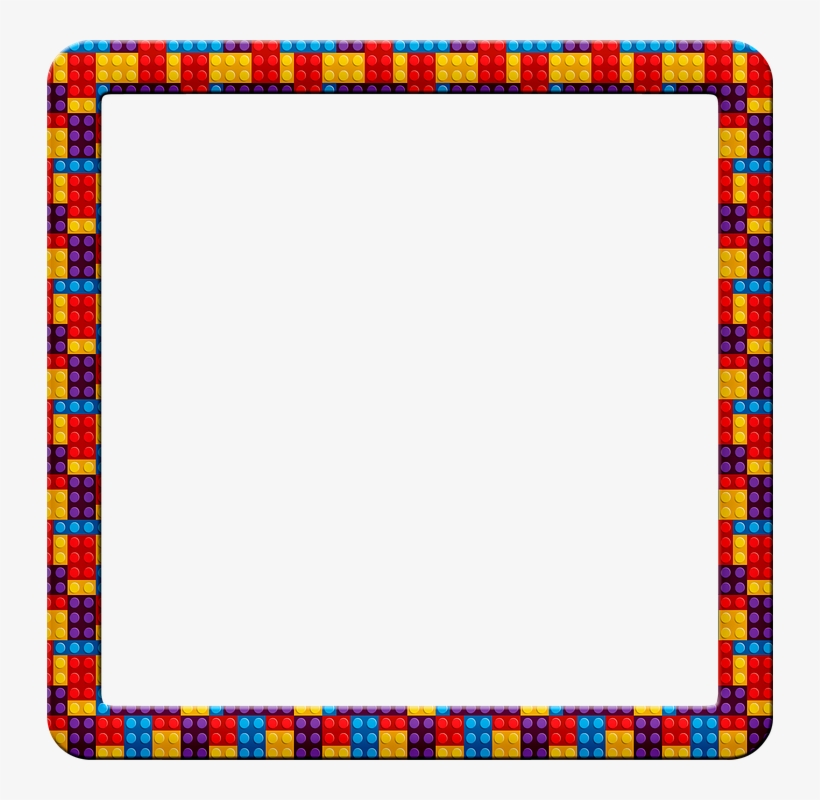 Lego Frame, Building Blocks, Lego, Frame, Blocks, Boy - Reading Border For Word, transparent png #8256723