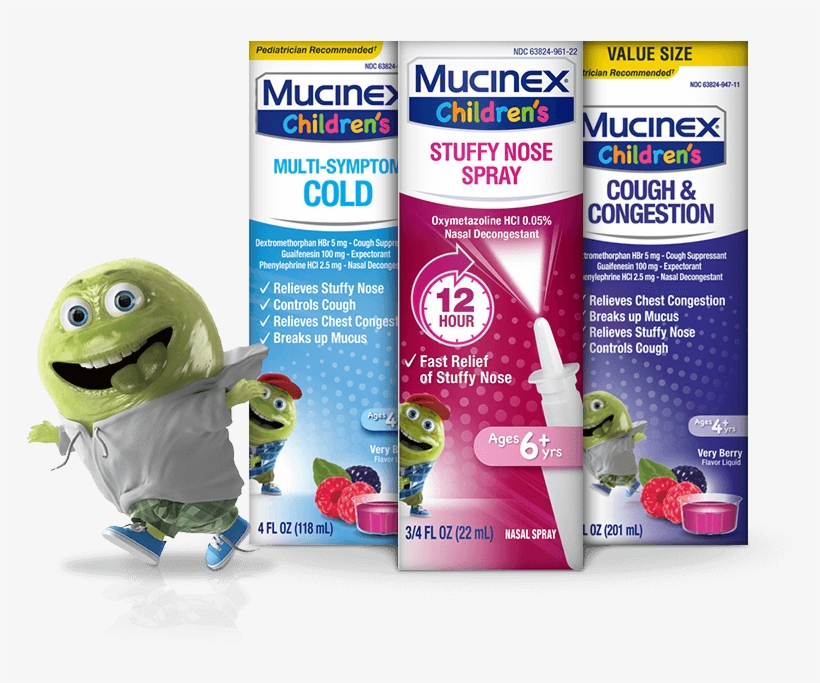 Playtime Is Over When A Cold Kicks In - Mucinex Children's Stuffy Nose Nasal Spray, transparent png #8256925