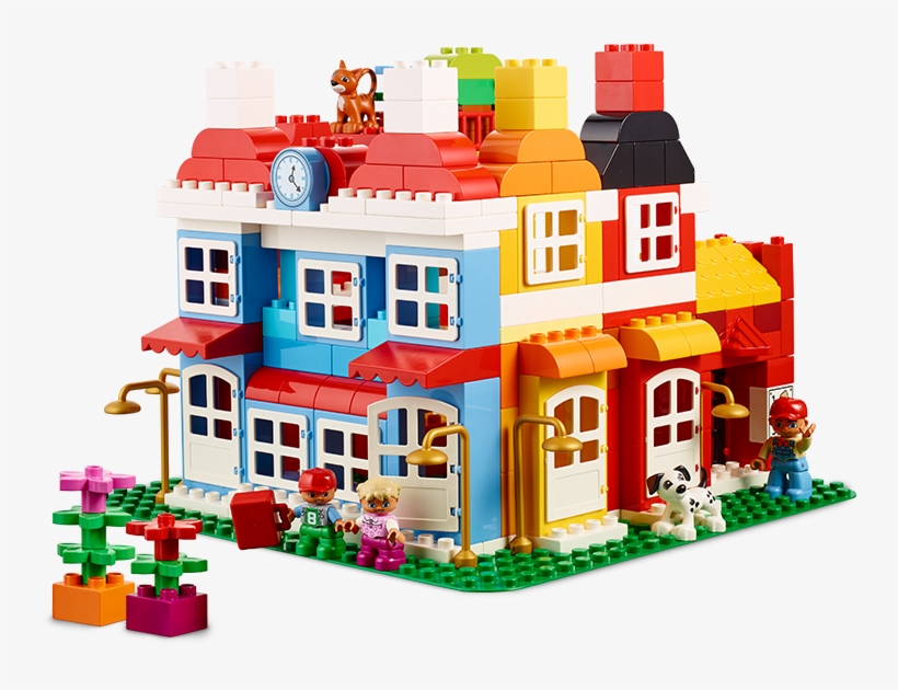 Tower Of Lego Duplo Haus, Lego Duplo - Duplo Lego House - Free Transparent Download - PNGkey
