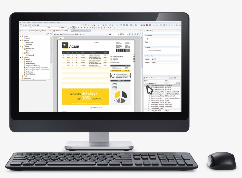 Modify Invoice Templates On Demand - Computer Keyboard, transparent png #8257276
