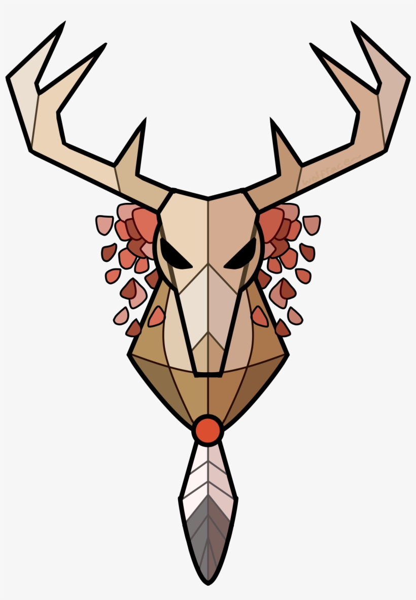Geometric Deer - Illustration, transparent png #8257369