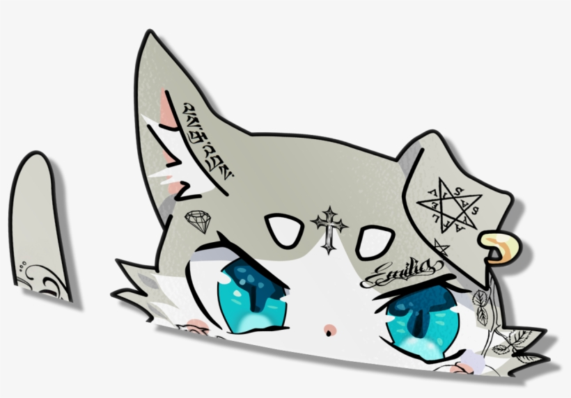 Image Of Peeking Puck - Cartoon, transparent png #8257393