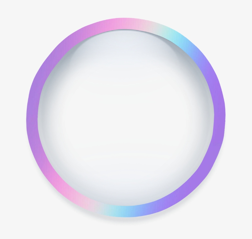 Geometric Geometry Purple Circle Round Blue Pink Tumblr - Circle, transparent png #8257481