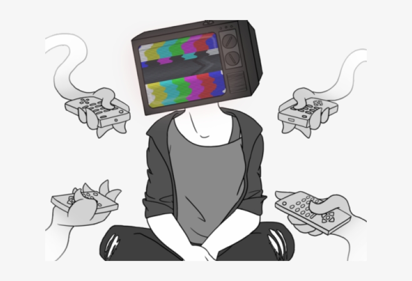 Drawn Collage Tumblr Sketch - Sitting, transparent png #8257680