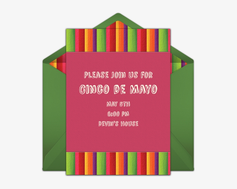 Fiesta Invitation Template Search Result 136 Cliparts - Construction Paper, transparent png #8258029
