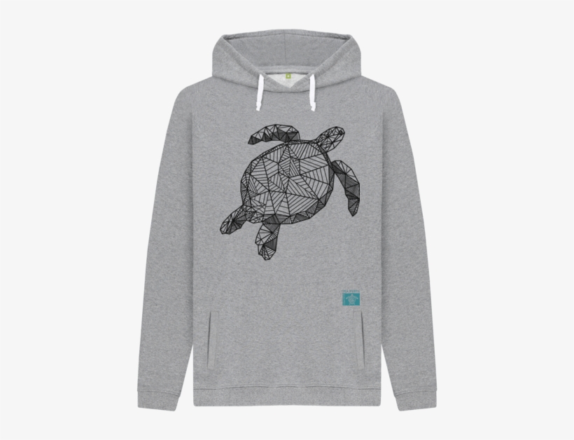 Geometric Turtle Hoody - Sweatshirt, transparent png #8258123