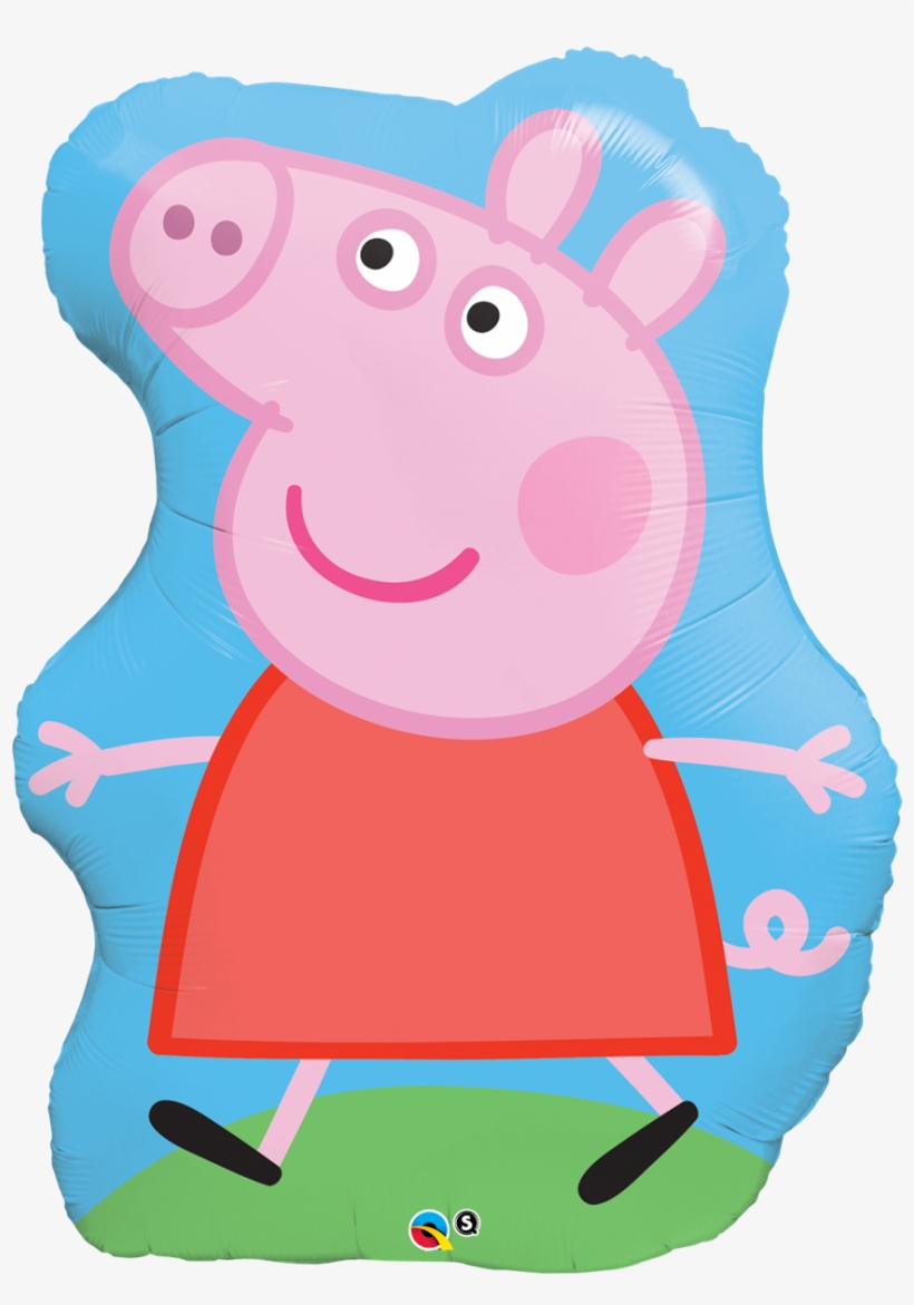 35" Peppa Pig Balloons All American Balloons - Globo Helio Peppa Pig, transparent png #8258187