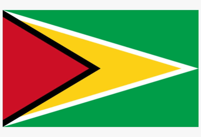 Tafelvlaggen Guyana 10x15cm - National Flag Of Guyana, transparent png #8258451