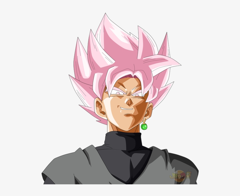 Goku Black Ssj Rose Face By Jaredsongohan-daf6d0z - Goku Black Ssj Rose Face, transparent png #8258962