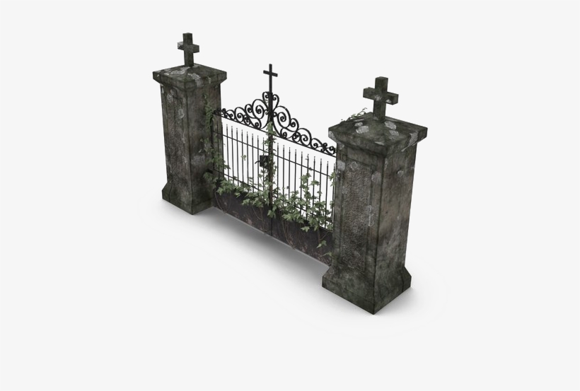 Cemetery Gates Png Clipart - Cemetery Gates Png, transparent png #8259040