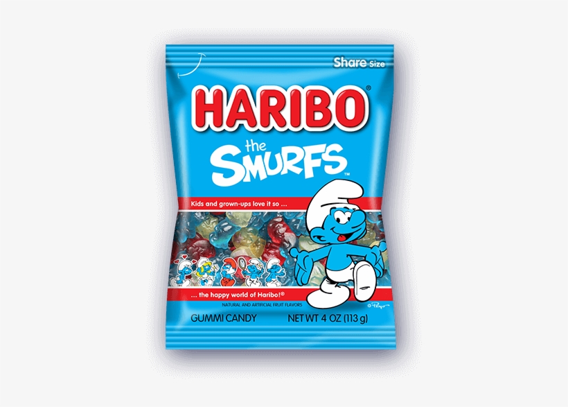 Haribo Smurfs, transparent png #8259704