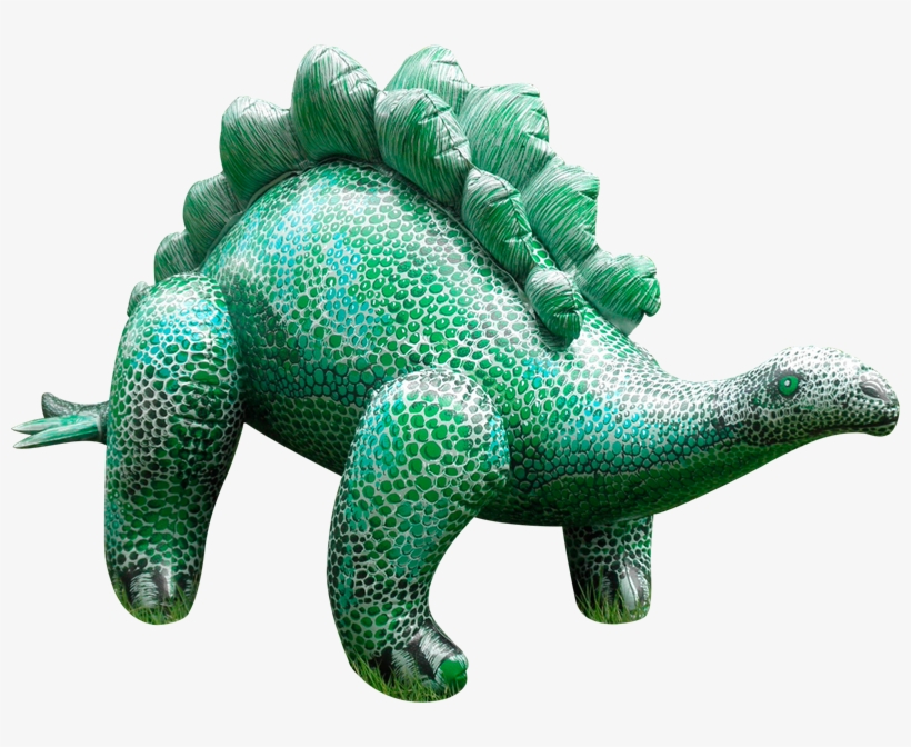 Oppblåsbar Og Kosevennlig Stegosaurus - Dinosaur, transparent png #8260010