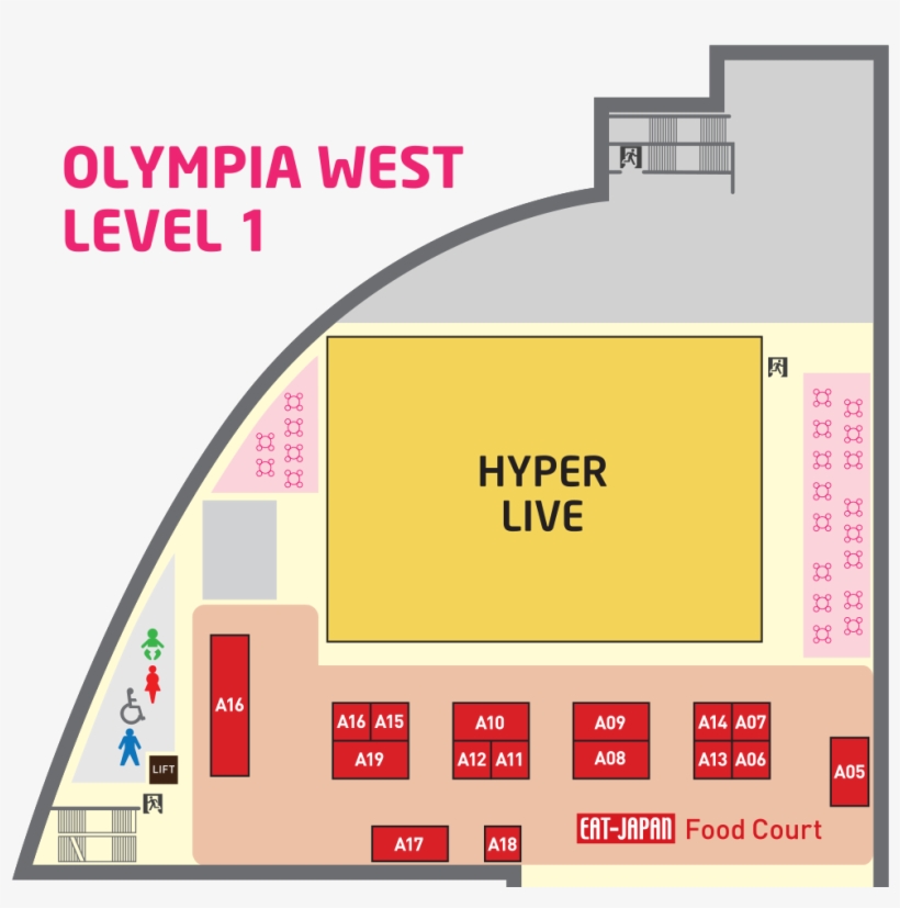 Olympia West Map - Diagram, transparent png #8260278