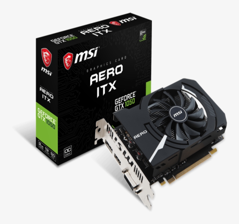 Msi Graphics Card Gef Gtx 1050 2gb Aero Itx 2g Ocv1 - Gtx 1070 Ti Aero, transparent png #8260569