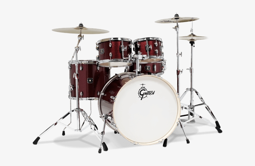 Gretsch Energy 5-piece Kit Ruby Sparkle With Zildjian - Gretsch Catalina Club Jazz, transparent png #8260573