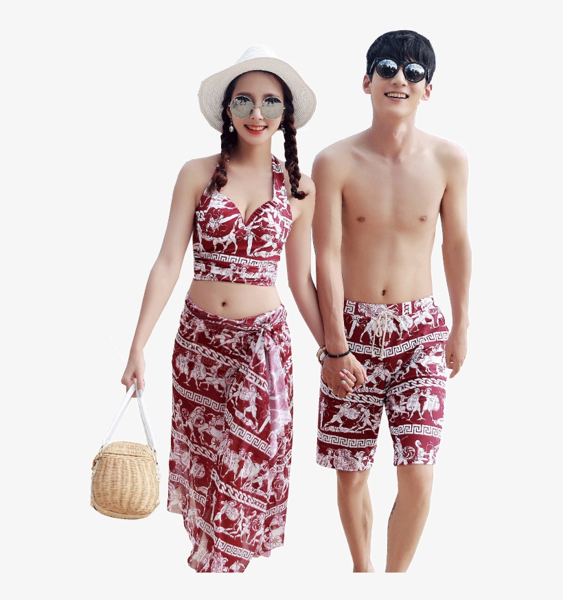 Spandex Polyester - Swimsuit Couples, transparent png #8260642