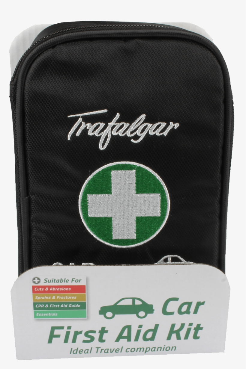 Trafalgar Car First Aid Kit Black - Label, transparent png #8260669