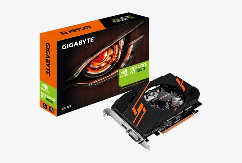 Gigabyte Gv N1030oc 2gi Nvidia Geforce Gt 1030 Oc 2g - Gt 1030 2gb Gddr5 Gigabyte, transparent png #8260781