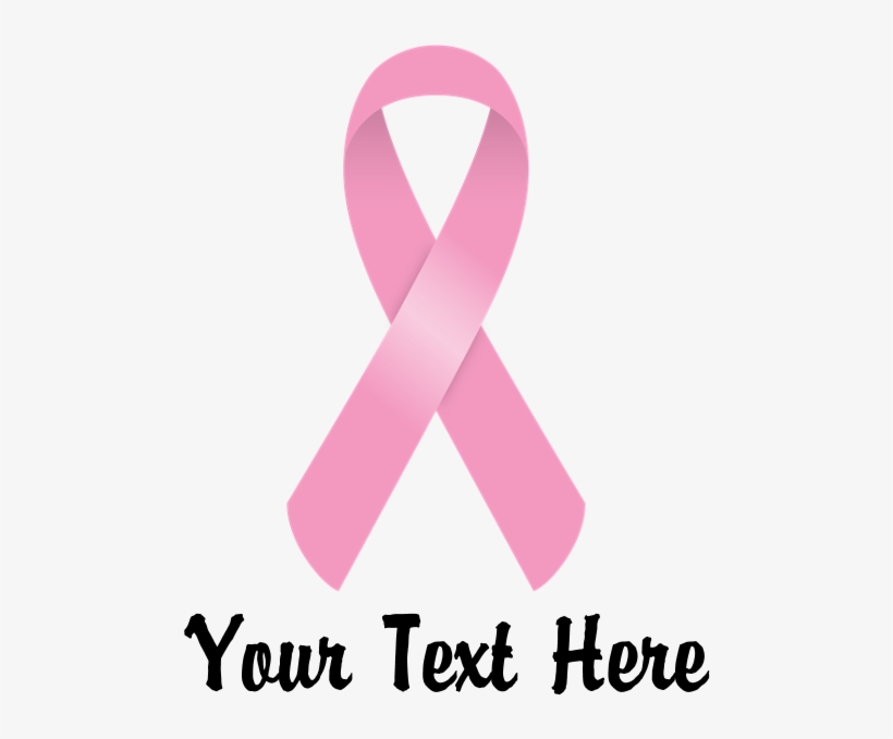 Pink Awareness Ribbon Customized Banner - Ribbon, transparent png #8260916