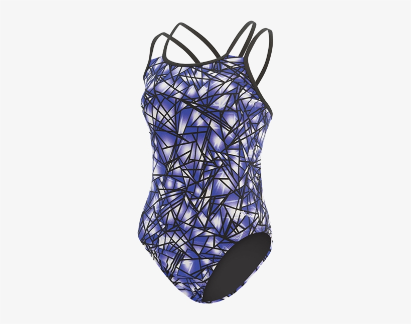 Dolfin Women's Fracture Polyester One Piece Swimsuit - Pattern, transparent png #8261097