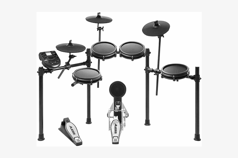 Alesis Nitro Mesh Electronic Drum Kit - Alesis Nitro Mesh Kit, transparent png #8261405