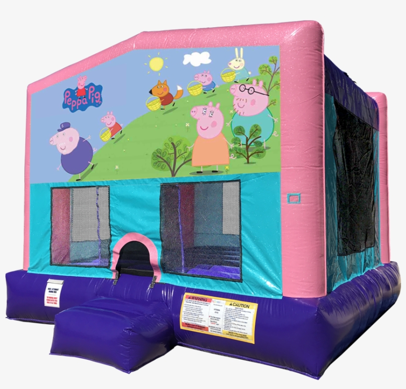 Peppa Pig Sparkly Pink Bounce House Rentals In Austin - Lol Surprise Bounce House, transparent png #8261857