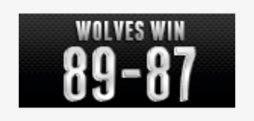 Late Rally Falls Short As Wolves Lose 89-87 To Bobcats - Circle, transparent png #8262265