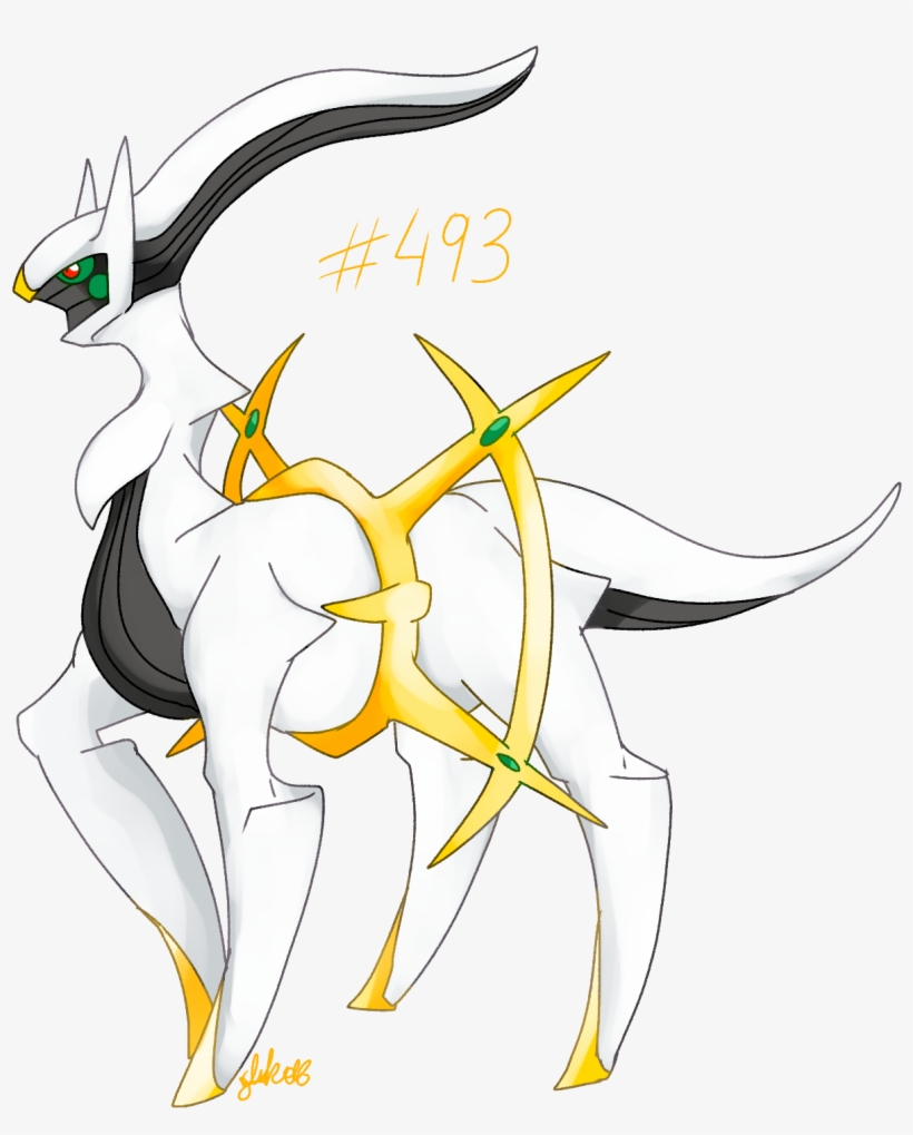Arceus Par - Cartoon, transparent png #8262431