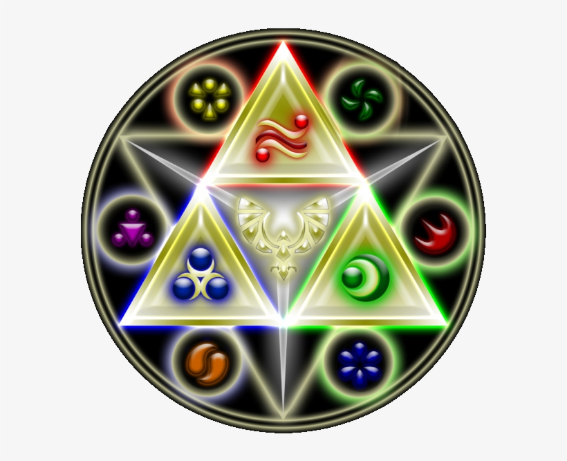 **therealnyancat Used "*roll Rolled - Triforce Red Green Blue, transparent png #8262619