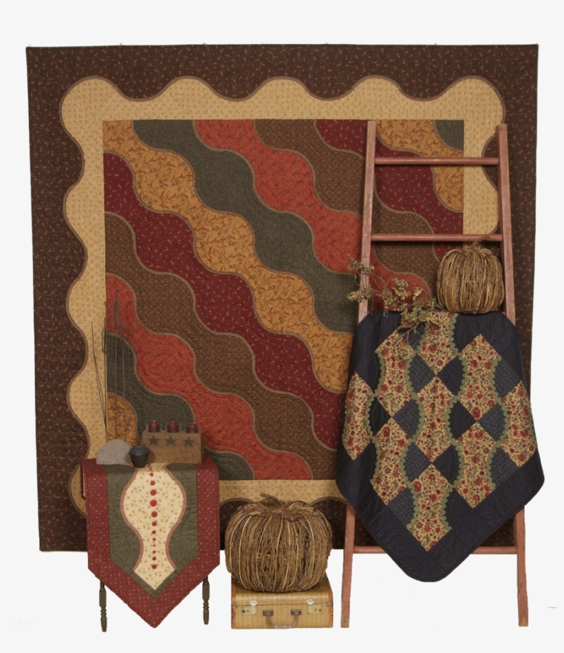 The Table Topper With Just A Few Fabrics And Giant - Wood, transparent png #8262700