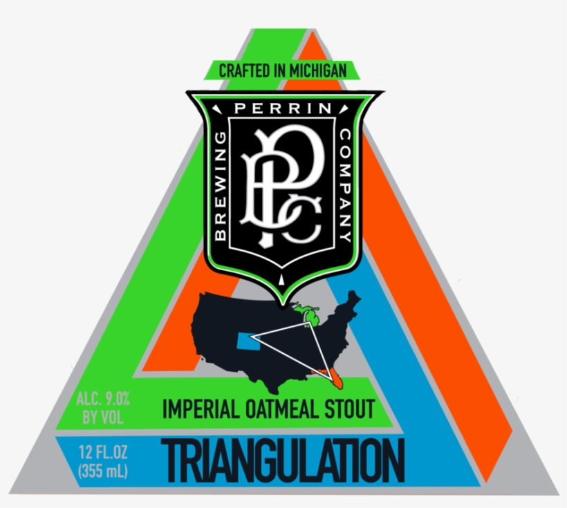 Triangulation, Imperial Oatmeal Stout - Perrin Brewing, transparent png #8263124