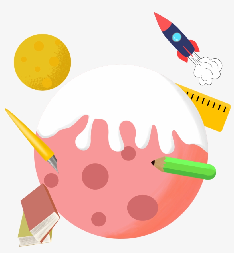 Artykuły Papiernicze Elementy Dekoracyjne Rysunkowe - Illustration, transparent png #8263268