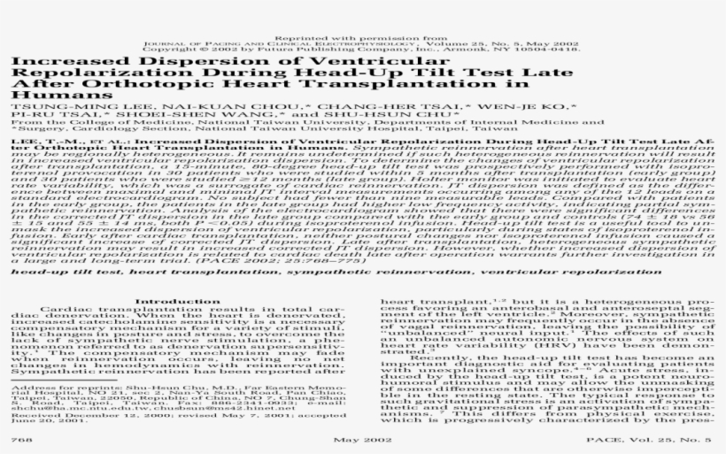 Increased Dispersion Of Ventricular Repolarization - Document, transparent png #8264189