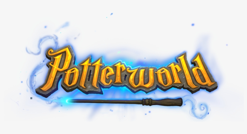 Potterworldmc Potterworldmc Potterworldmc - Minecraft Earth Server Logo, transparent png #8264706