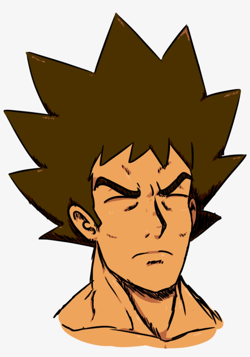 Brock Bust - Cartoon, transparent png #8265449