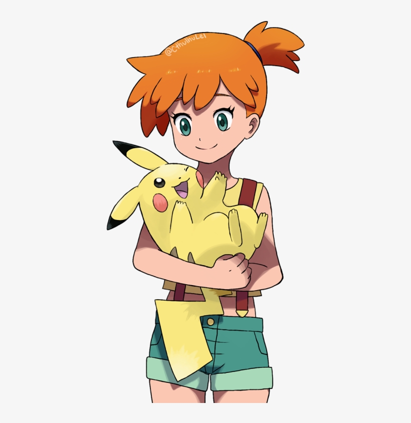 #mistyisback Happy For Misty Being Back In The Anime - Cartoon, transparent png #8265680