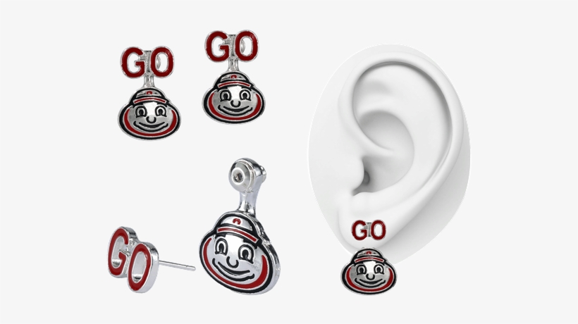 Ohio State University Evie Earrings - Earrings, transparent png #8266006