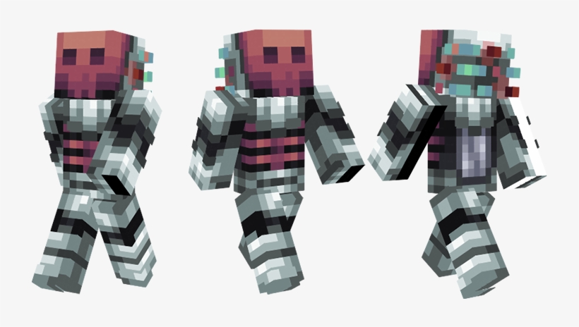 “the Antivirus Skin Has A Green Face And Greenish Armour - Script Kiddies Minecraft Skin, transparent png #8266728