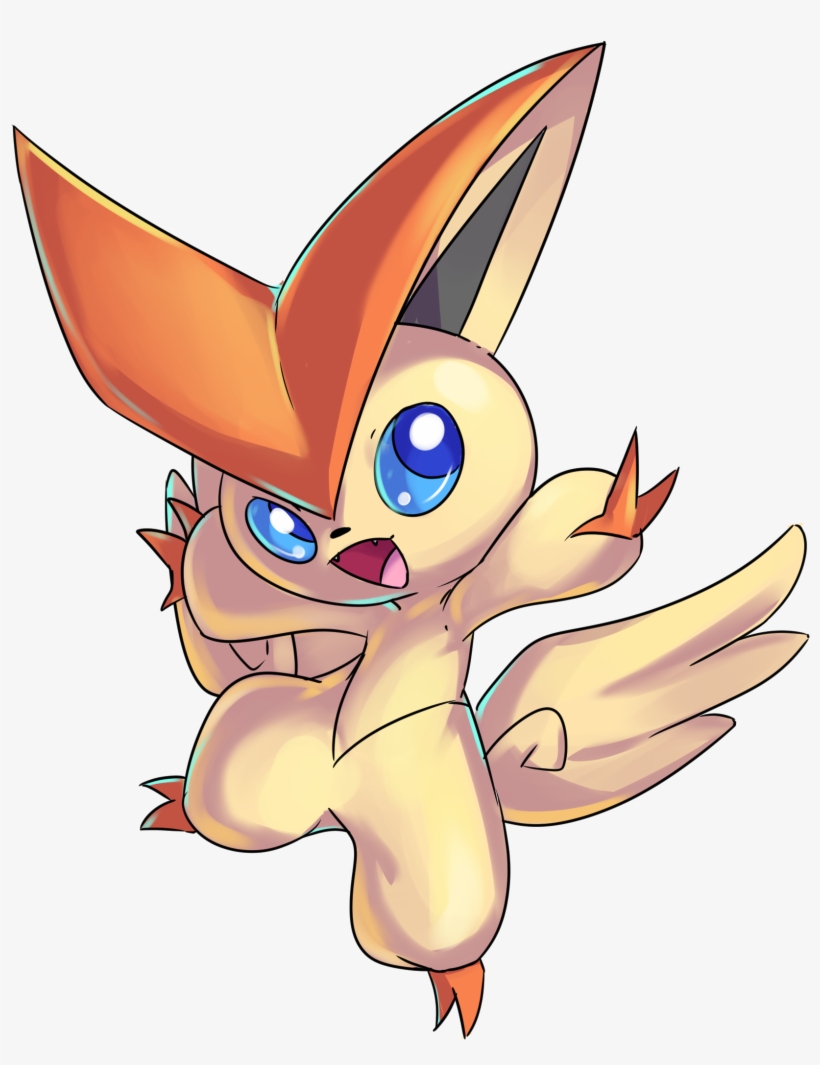 Victini - Cartoon, transparent png #8266919