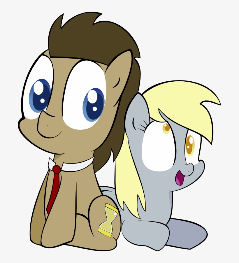 Derpy And Doctor Whooves Foals By Cartoonist-girl On - Derpy Hooves, transparent png #8267425
