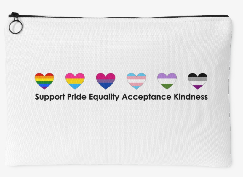 Pride Flag Hearts - Coin Purse, transparent png #8267746