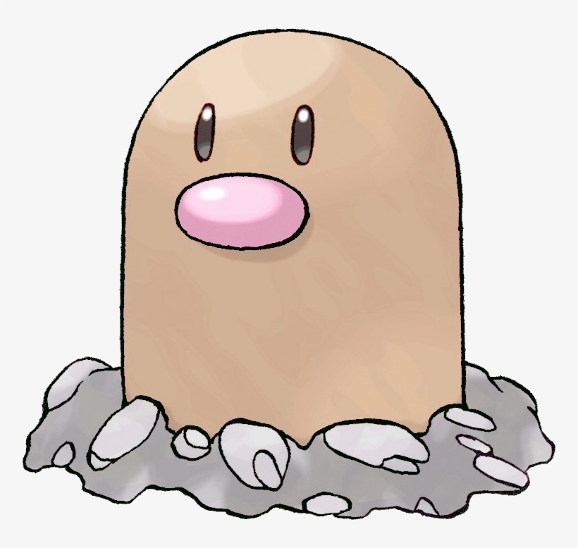 47, 28 September 2012 - Pokemon Diglett, transparent png #8268445