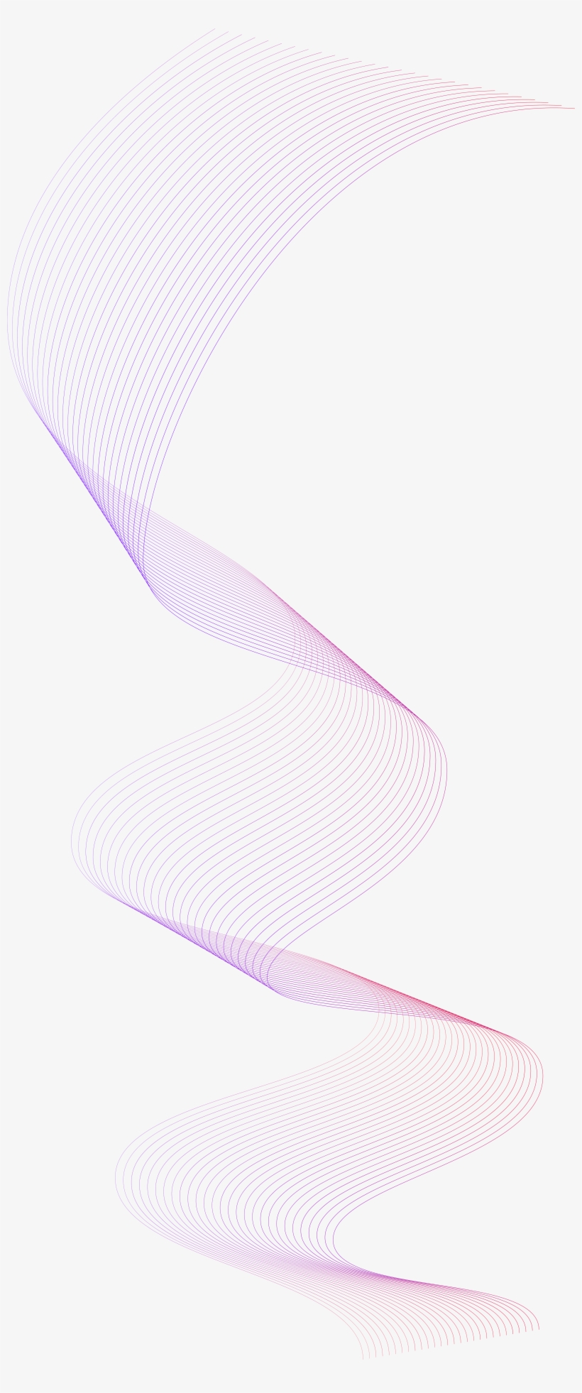 Wavy Line Purple Png Clip Art Image - Flip-flops, transparent png #8269694