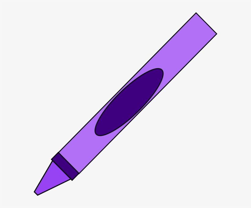 Crayon Clipart Purple, transparent png #8269907