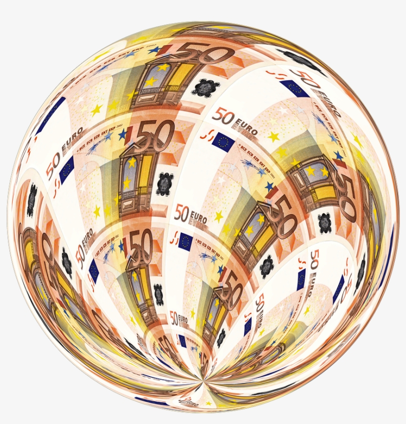 Euro Bill Currency - Money, transparent png #8270019