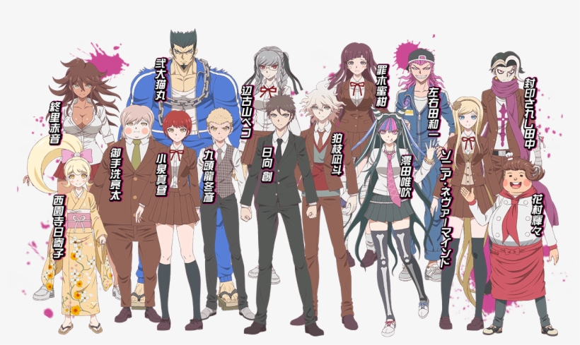 Dangan Ronpa Images Danganronpa 3 Zetsubou Hen Cast - Danganronpa 3 Zetsubou Hen, transparent png #8270056